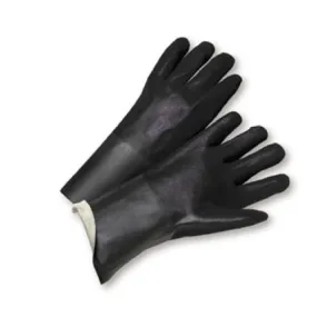 1027rf PIP PVC Dipped Glove with Interlock Liner and Rough Sandy Finish - 12" Length, 12 Pair