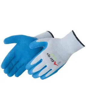 A-GRIP® - 4700 PREMIUM TEXTURED BLUE LATEX PALM COATED, Dozen (12 pairs)