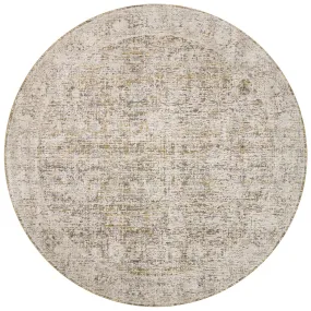 Amber Lewis x Loloi Alie Gold/Beige Round Rug