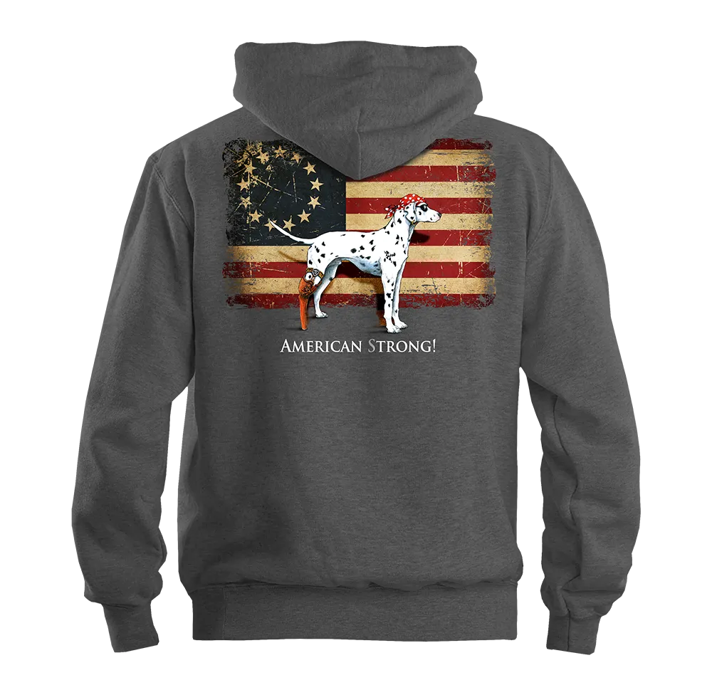 American Strong - Full Zip Hooded Sweat