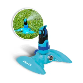 Aqua Joe AJ-MSSBM Turbo Drive 360º Sprinkler | 4 Spray Patterns | Customizable Coverage | 3,740 Sq. Ft. Max Coverage