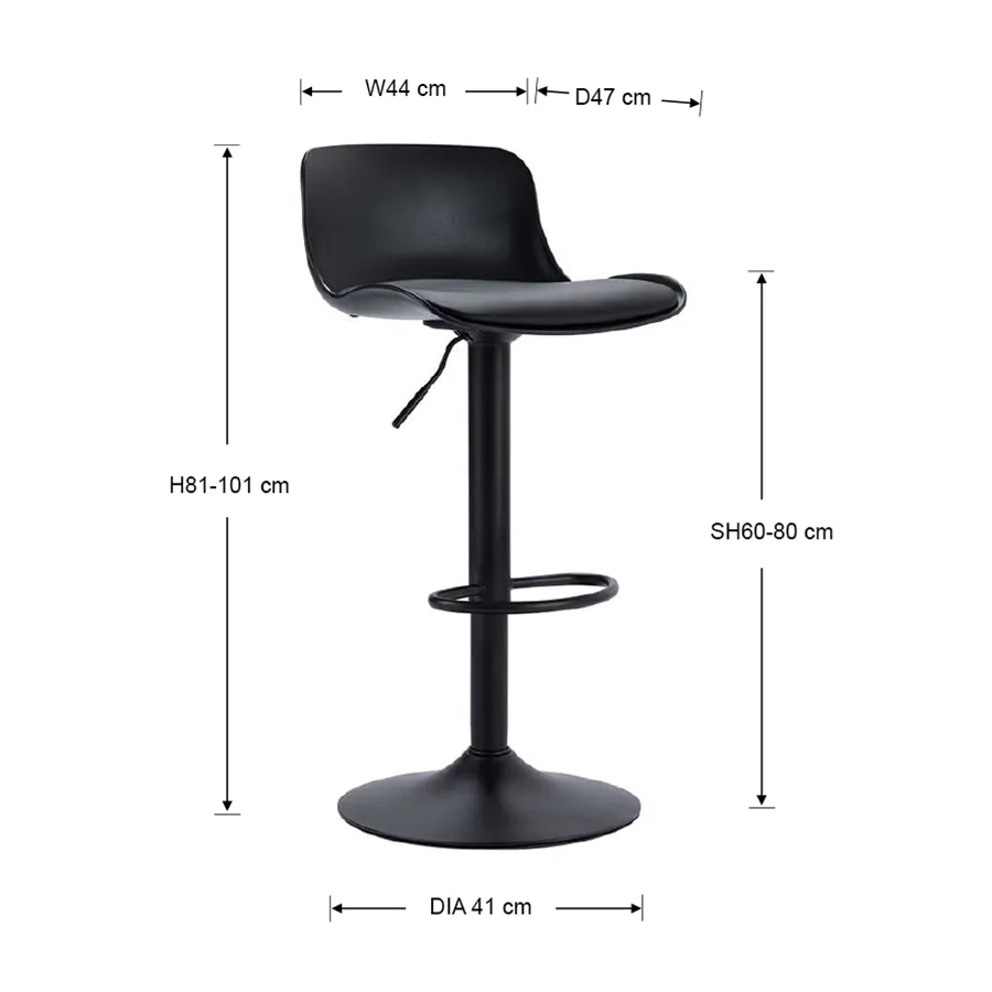 Clio Bar Chair with Cushion