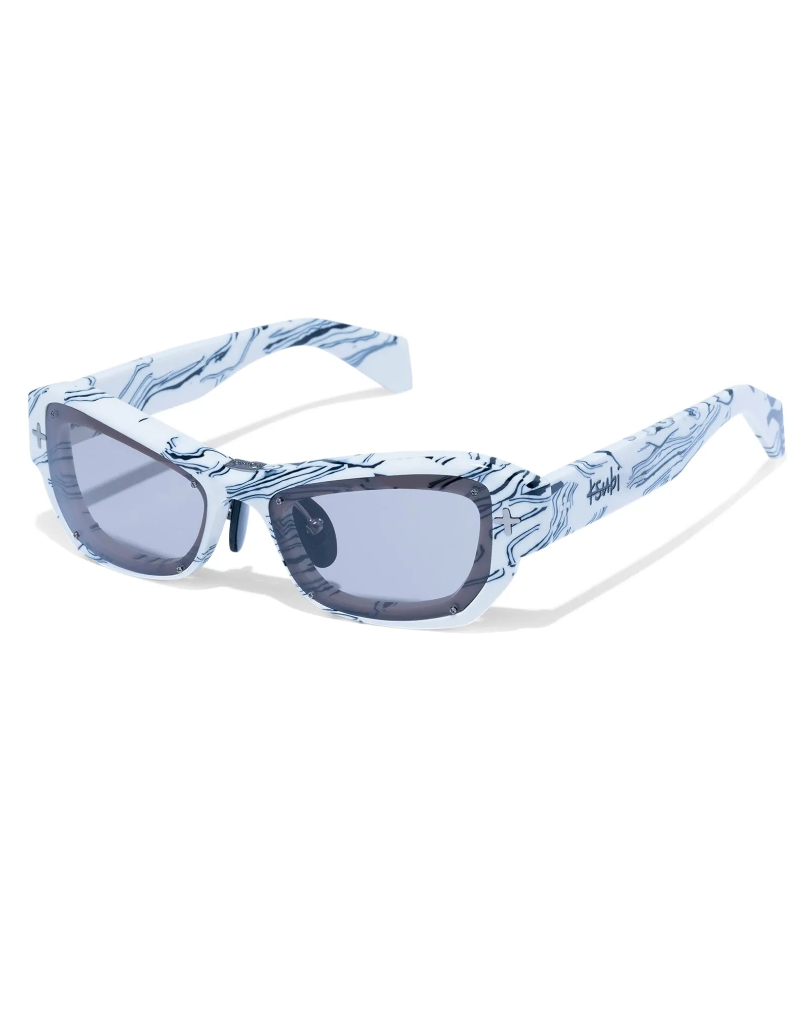 CYPHER SUNGLASSES WHITE MARBLE