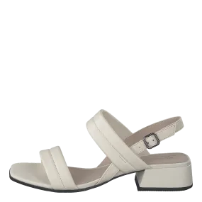 Ecco Elevate Squared Sandal Limestone