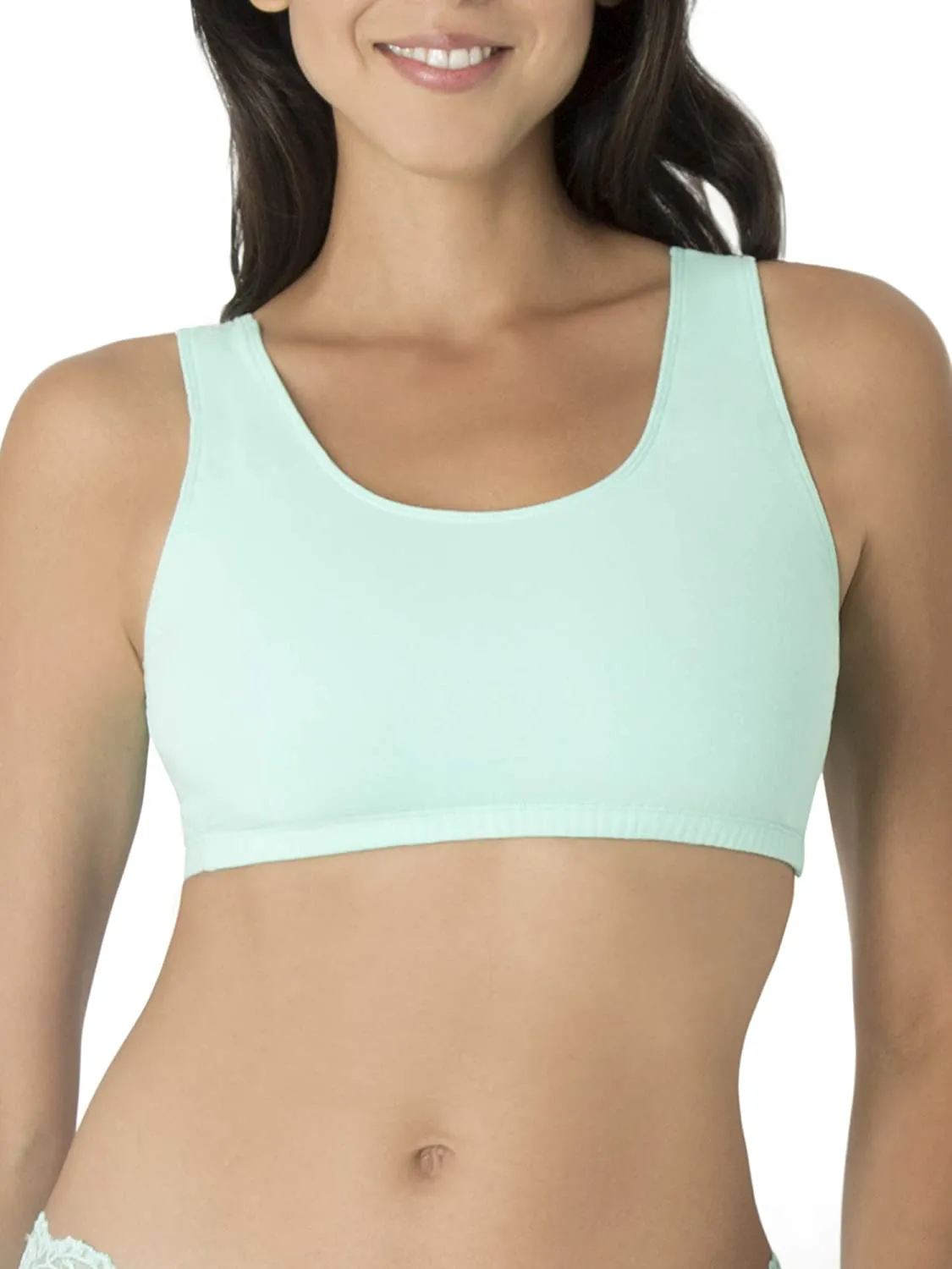 Fruit of the Loom Women's Built Up Tank Style Sports Bra