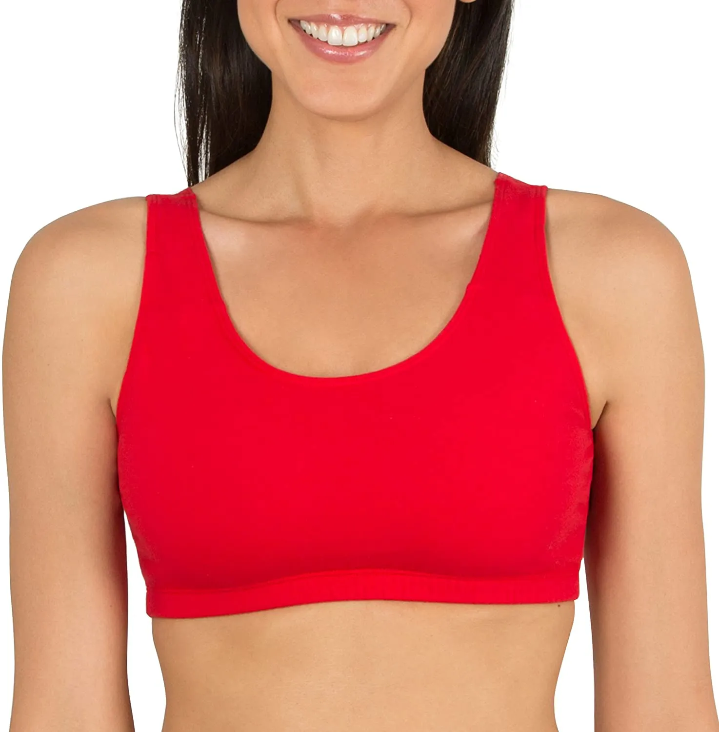 Fruit of the Loom Women's Built Up Tank Style Sports Bra