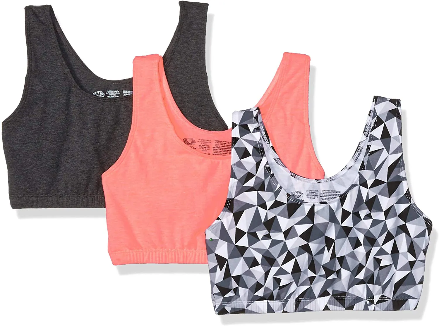 Fruit of the Loom Women's Built Up Tank Style Sports Bra