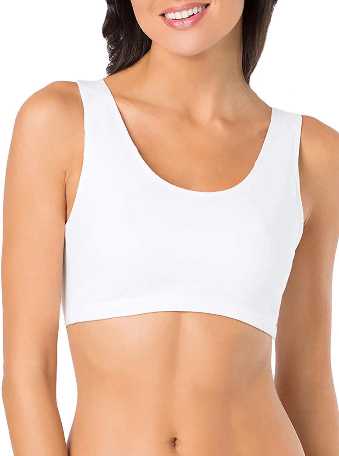 Fruit of the Loom Women's Built Up Tank Style Sports Bra