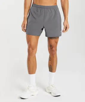 Gymshark Arrival 5" Shorts - Silhouette Grey