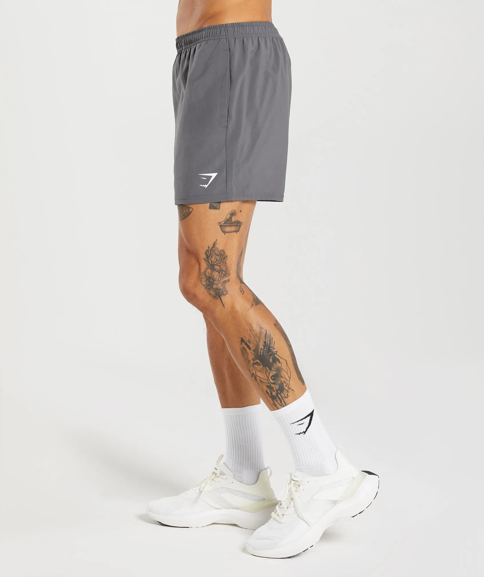 Gymshark Arrival 5" Shorts - Silhouette Grey