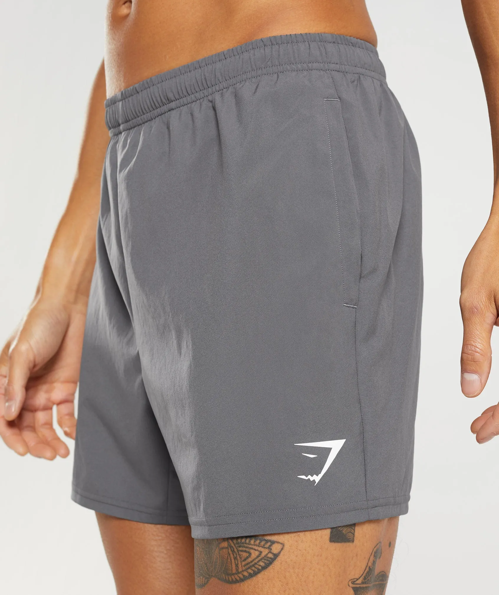 Gymshark Arrival 5" Shorts - Silhouette Grey