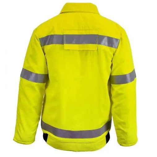 Hi Vis FR CAT 3 Bomber Jacket with Lanyard Access