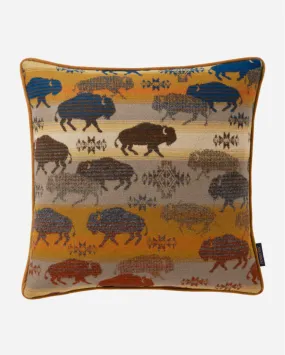 Jacquard Pillow 18" x 18"<br>Prairie Rush Hour Rustic