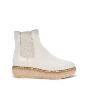 Machi Off White Leather Chelsea Boots