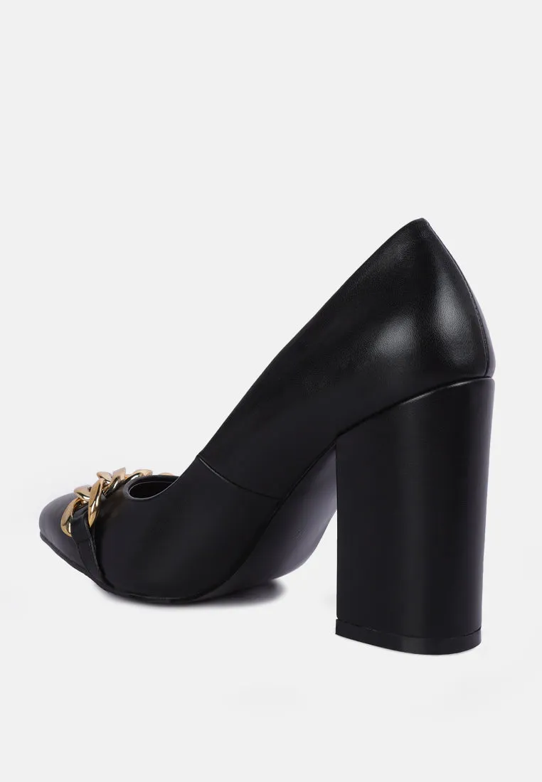 Majesty Block Heel Pumps