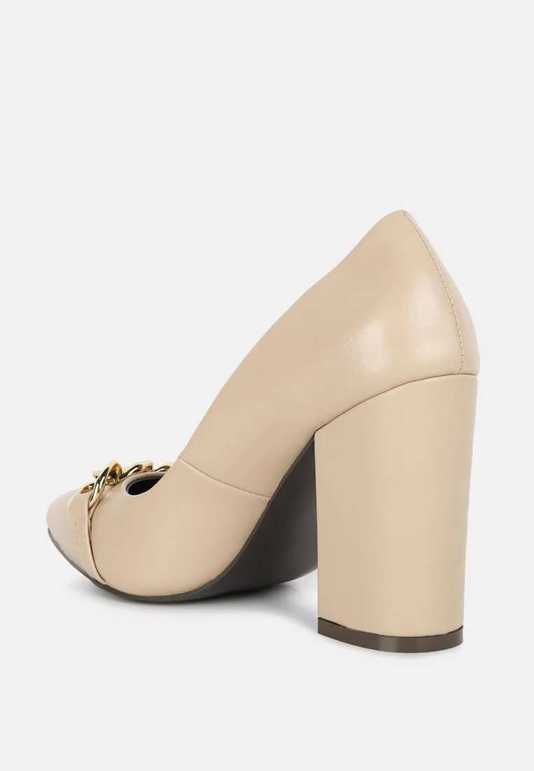 Majesty Block Heel Pumps