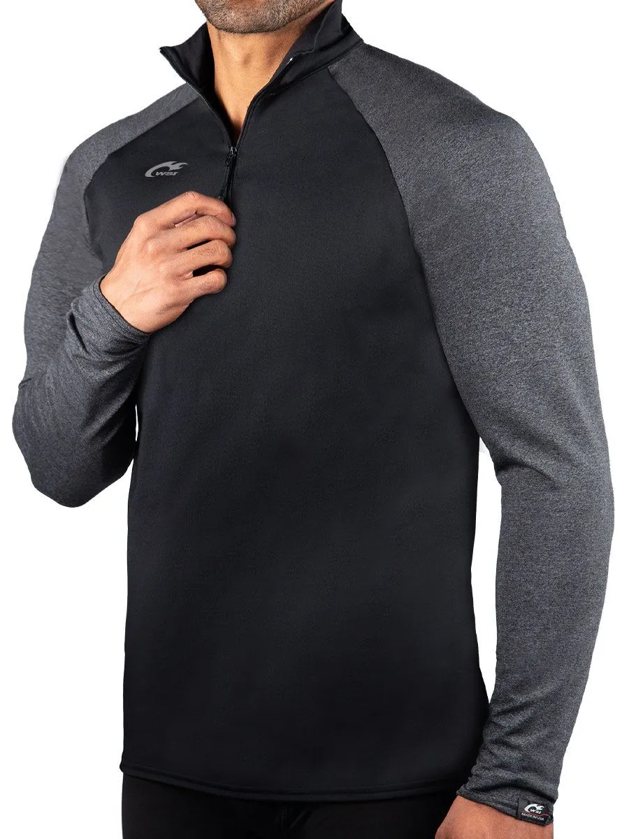 ProWikMax 2-Tone 1/4 Zip Long Sleeve Shirt MSA