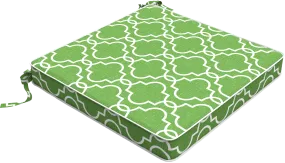 Tahiti Luscious Lime Square Chair Pad - 43x43x4cm